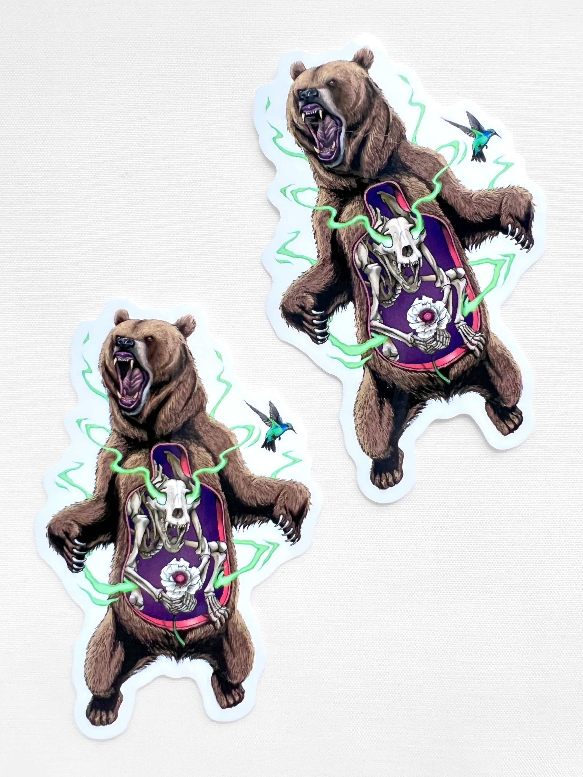 Electro Bear Sticker